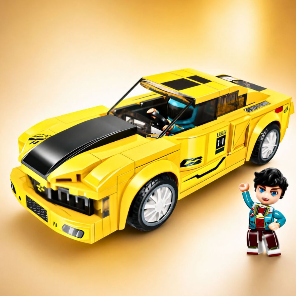 Brinquedo Infantil Interativo Montar Carro Hornet Original