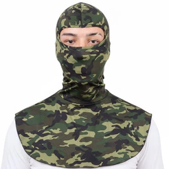 MÁSCARA BALACLAVA PARA PESCARIA CAMUFLADA TOUCA NINJA BALACLAVA PESCADOR MÁSCARA COMPRIDA UNISSEX PROTEÇÃO SOLAR SUPLEX