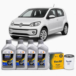 Kit Troca de Óleo UP TSI MPI 1.0 3cil 5W40 Volkswagen Original Sintético