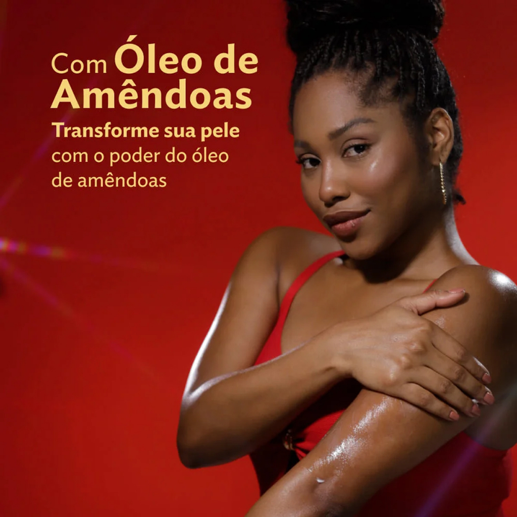 Óleo Desodorante Corporal Paixão Amêndoas Tentação Ameixa Rubi 200ml · foto 2
