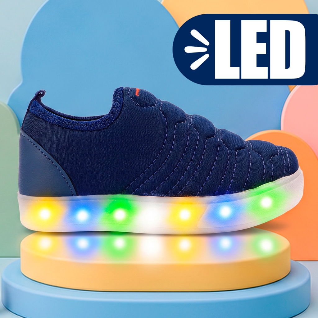 Tenis Infantil Menino Led Tenis Infantil Masculino Led Pisca Pisca Luz Live
