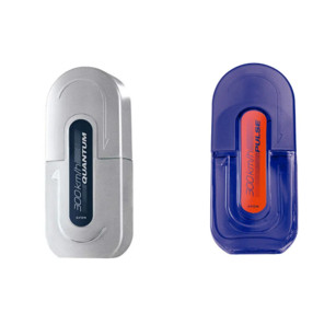 Deo Colônia 300Km H Pulse 100ml e Quantum 100ml Avon