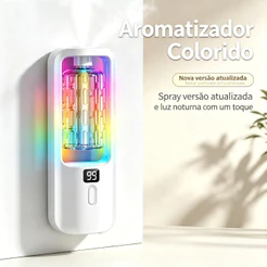 Aromatizador Automático Difusor de Essências e Umidificador de Ar Multifuncional 2 Modelos - F2/E2