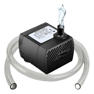 Bomba Bombinha + Mangueira Motor Submersa Aquário Fonte Água Bebedouro Pet Silenciosa