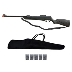 Carabina de Pressão AG15 Mola 5.5mm - CBC + Bandoleira + Capa + 5 Chumbos