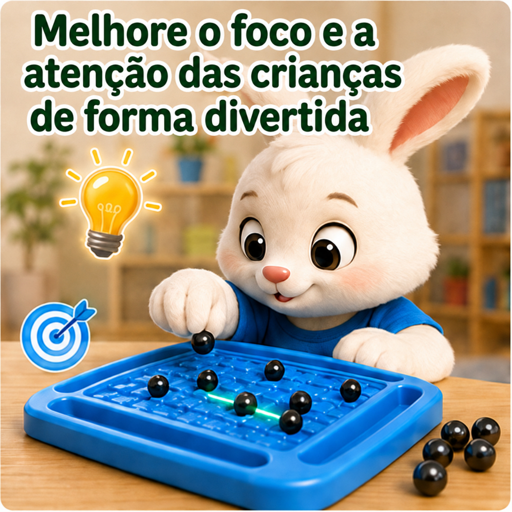 Jogo Magnético de Estratégia para 2 Jogadores com Tabuleiro, Roleta de Desafios e 30 ou20 Ímãs + Saquinho