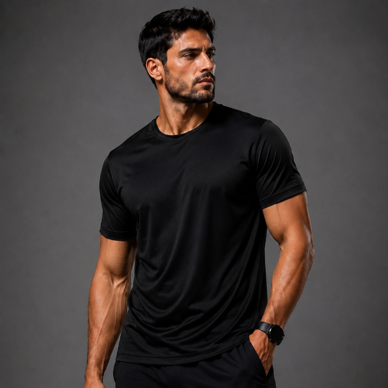 Camisetas Dry Fit Masculina Academia Treino Fitness Corrida Esporte Básica Lisa Confortável