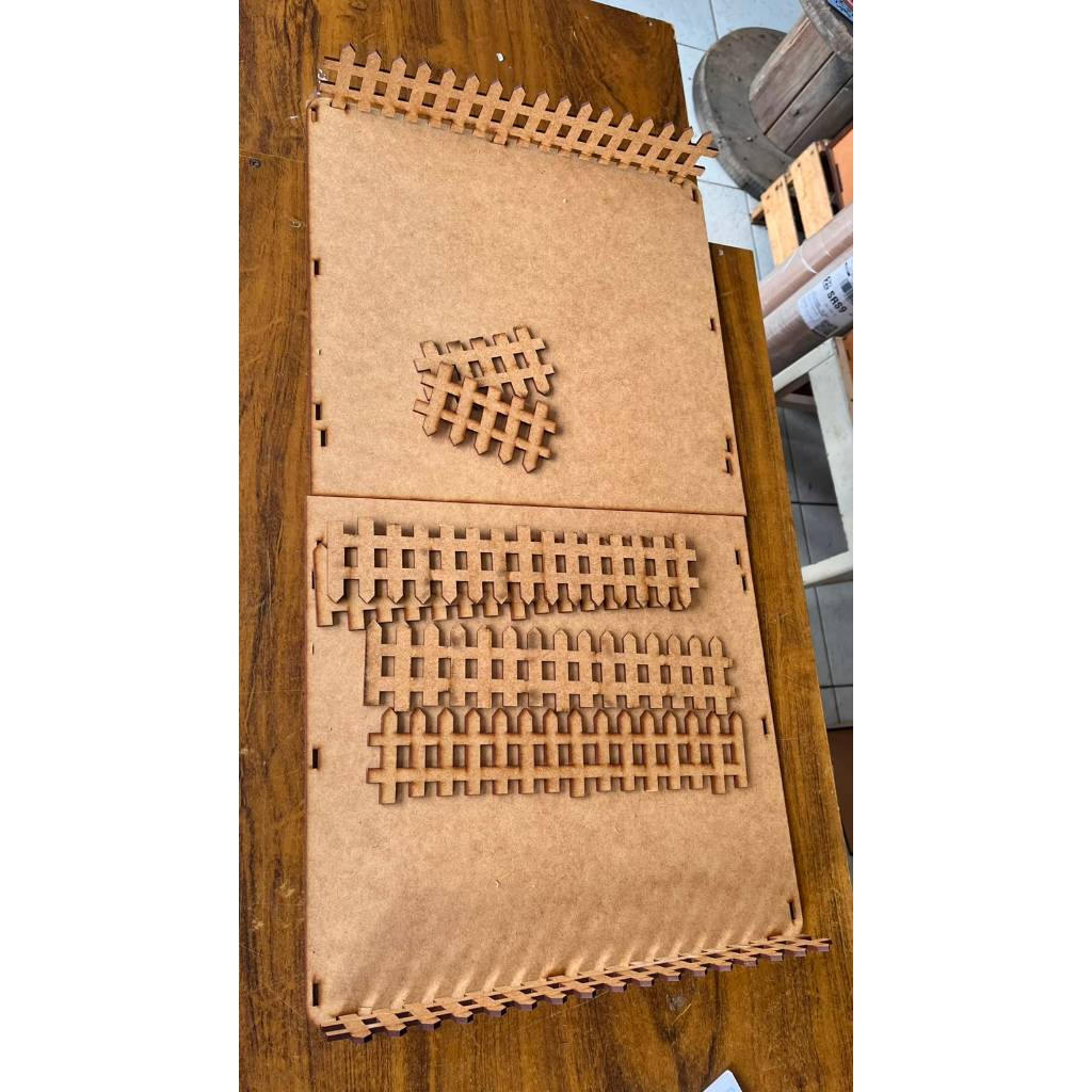 Base Retangular para Presépio em MDF 3mm. — imagem 2 de 2