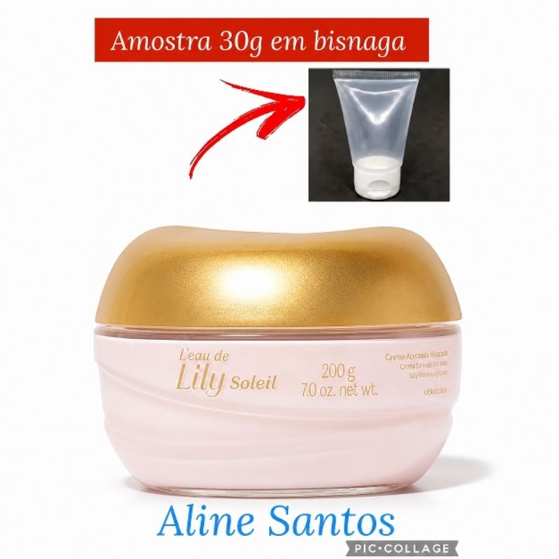 Hidratante corporal lily soliel 39g boticário