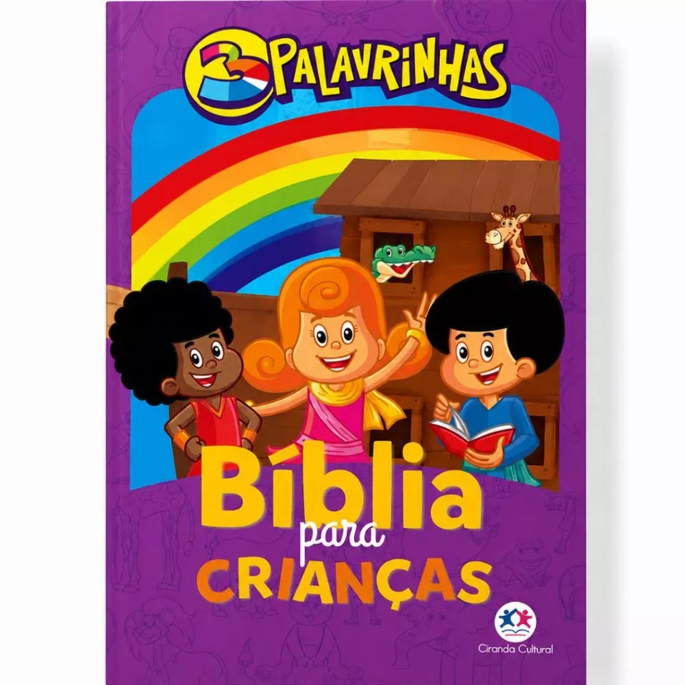 3 Palavrinhas- Bíblia Para Crianças |Histórias Do Antigo E Novo Testamento |Editora Ciranda Cultural