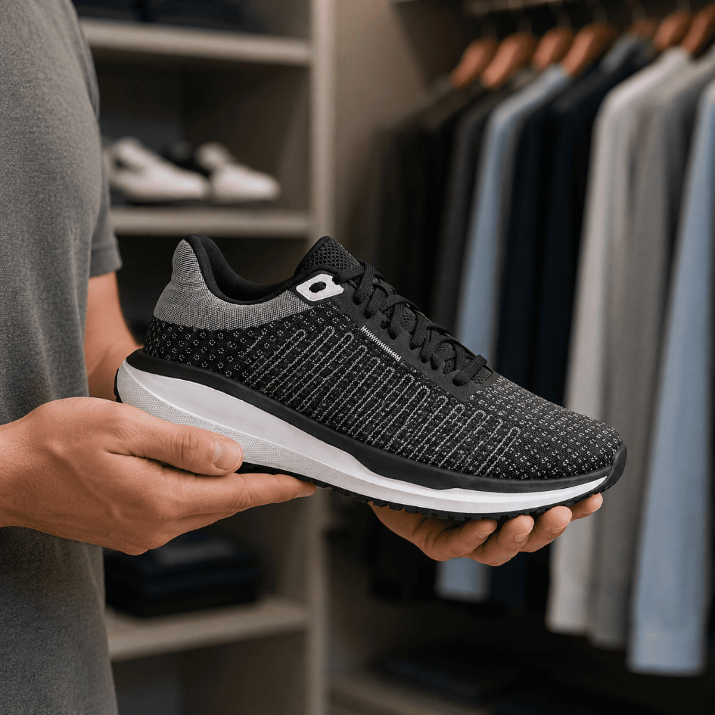Tênis Masculino Esportivo Para Caminhada Corrida Academia Confortável Antiderrapante Respirável Casual