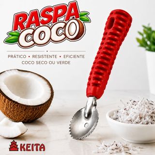 Raspa Coco Keita Raspador Ralador  Manual de Coco Seco Fresco Inox Manual - NEW