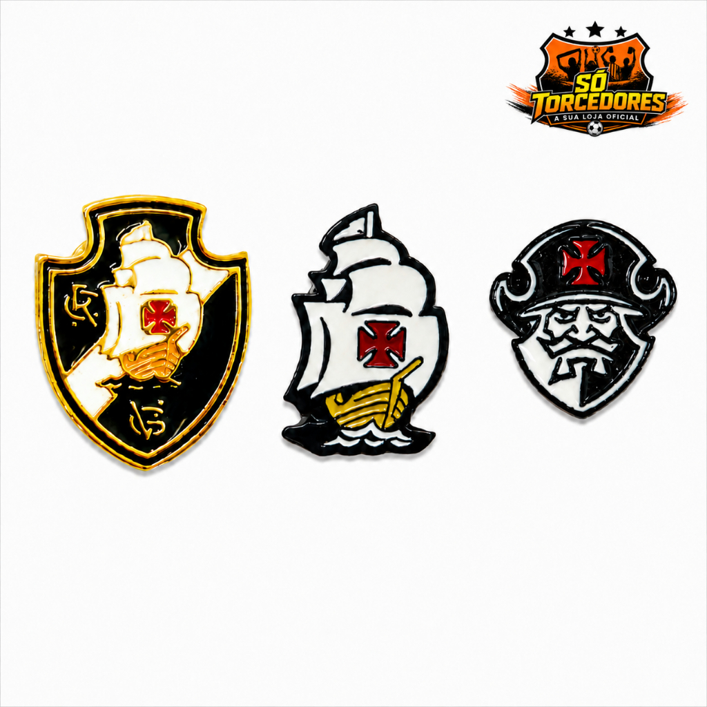BOTON OFICIAL VASCO - PIN VASCO DA GAMA