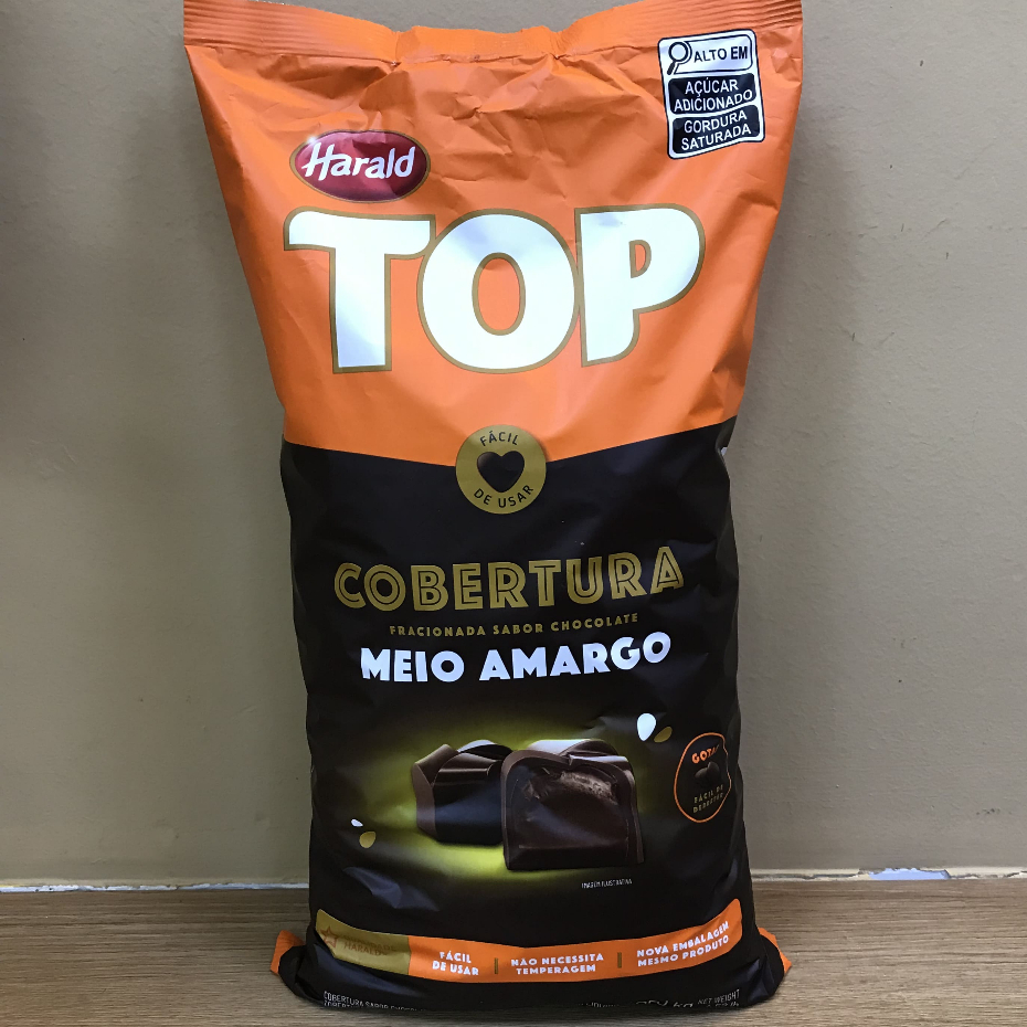 Cobertura em Gotas Meio Amargo - Top - 2,05kg - Harald - 1 unidade