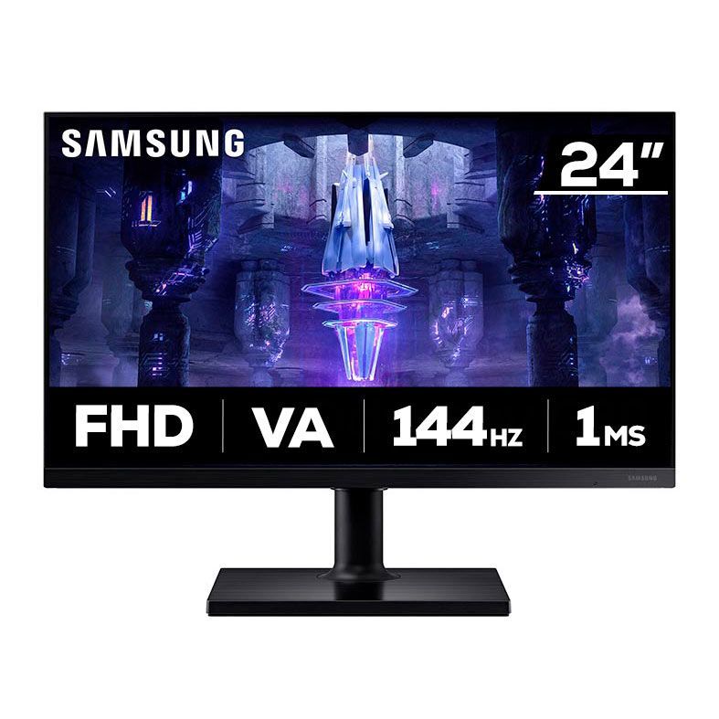 MONITOR SAMSUNG GAMER ODYSSEY G30 24 FHD 144HZ 1MS FREESYNC HDMI DP AJUSTE ALTUR