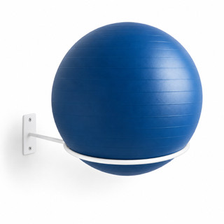 Suporte Bola Pilates Ou Suiça + Parafuso E Buchas Reforçado