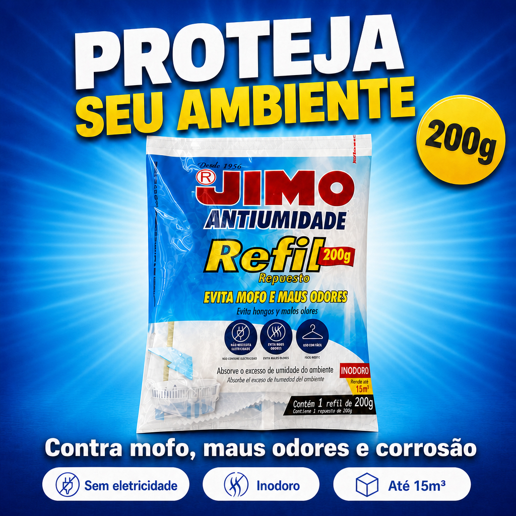 JIMO Antiumidade 1un - Desumidificador Silica Gel Anti Mofo Reutilizável Armário Roupas Banheiro Sapateira