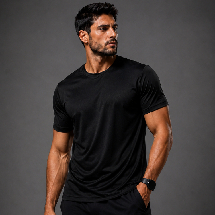 Camisetas Dry Fit Masculina Academia Treino Fitness Corrida Esporte Básica Lisa Confortável