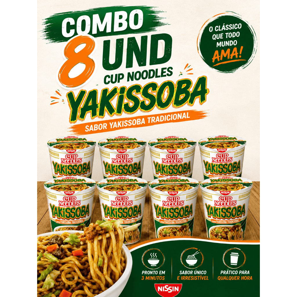 COMBOS - CUP NOODLES YAKISSOBA 70 GR