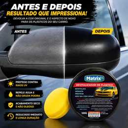 Revitalizador De Plástico Automotivo Matrix Cera Moto E Carro Para Choque Original