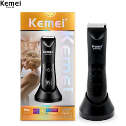 Kemei - 1840 Máquina de Corte Para Cabelo Lâminas de Ceramica Display Led Bivolt