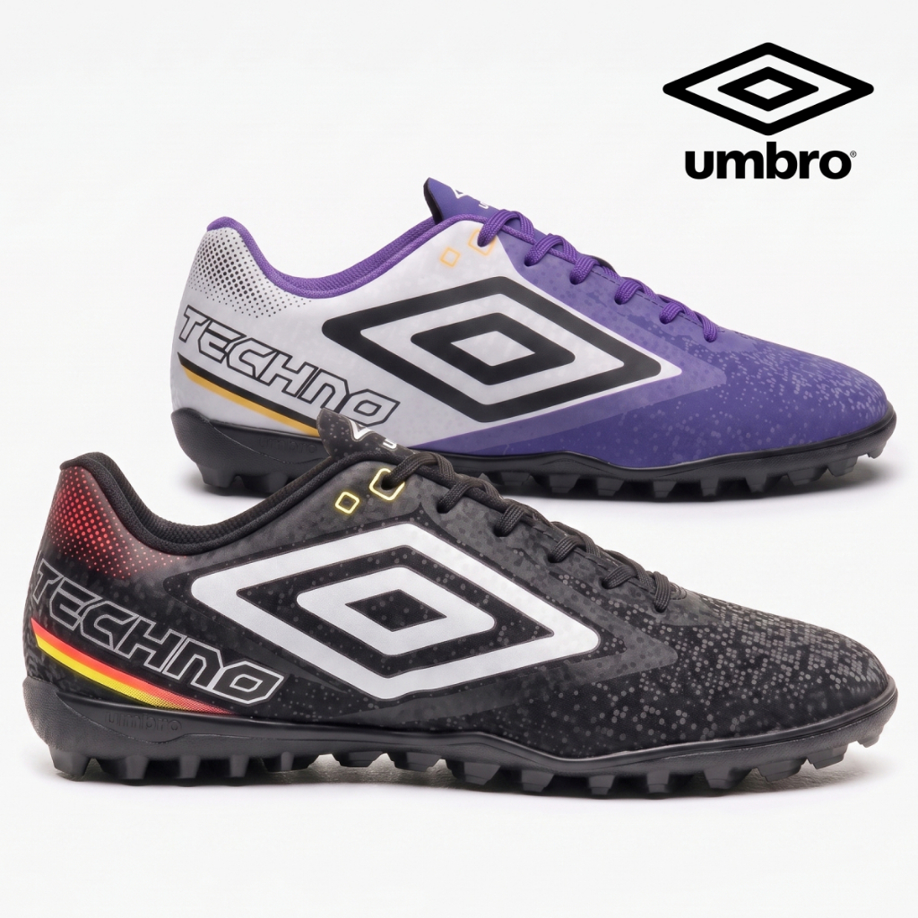 Chuteira de Society Umbro Techno II Futebol Campo Grama Sintética Jogo Original Lançamento