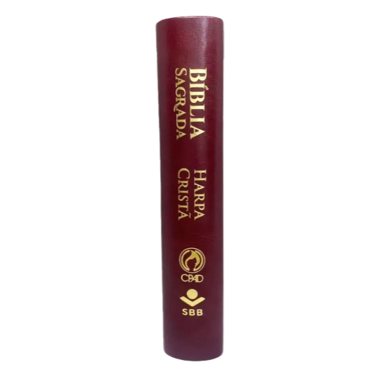Bíblia Grande Harpa Cristã Popular Letra Gigante Vinho | Ed. Cpad — imagem 2 de 2