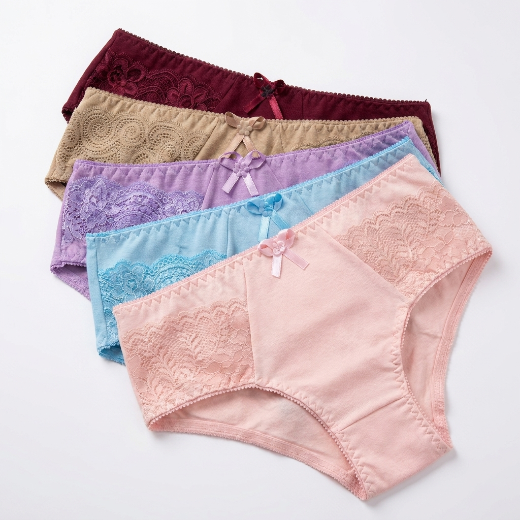 Kit Calcinhas Calçola Algodão Pos Parto Cintura Alta Tangão Com Forro Conforto Lingerie Feminina