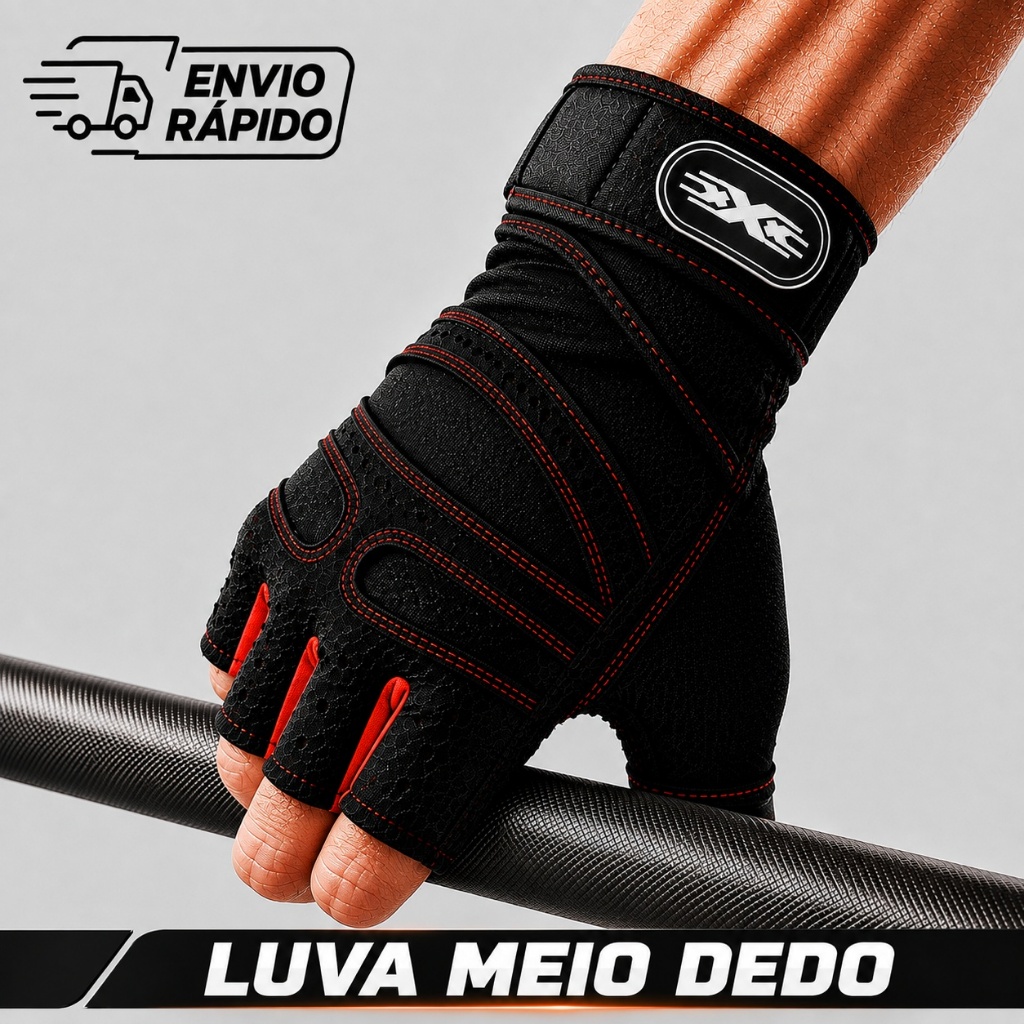 Luva De Levantamento Resistentes Antiderrapantes Duráveis Para Academia Moto Bike Ciclismo Musculação