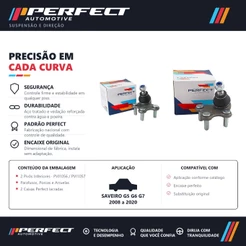 Par Pivo De Suspensão SAVEIRO G5 G6 G7 2008 a 2020 PERFECT