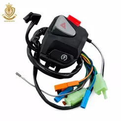 Punho Partida Pisca Alerta Cb500 Fan 150 Titan 160 Start 160 Com Plugs
