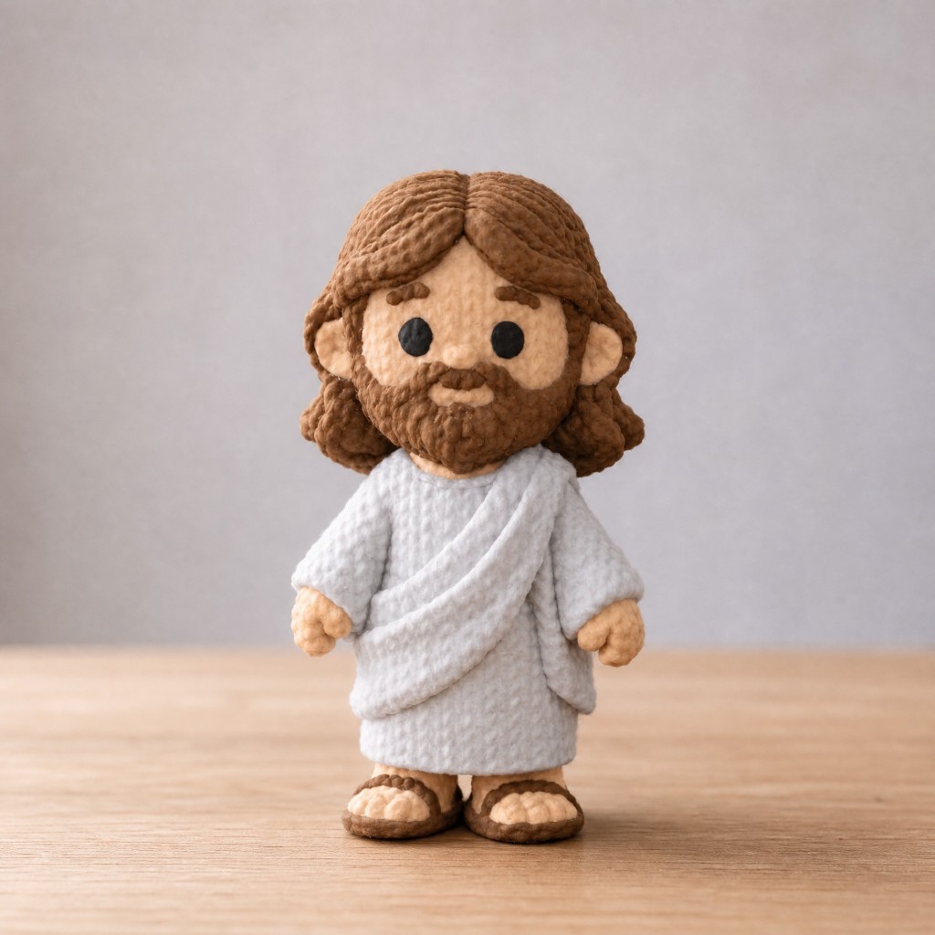 Mini Jesus Cristo Estatueta de Decoração Cristã Imagem Religiosa Enfeite Católico Evangélico Presente Cristão
