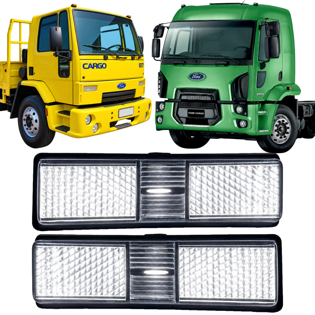 LANTERNA LATERAL ESTRIBO CAMINHÃO FORD CARGO 814 815 816 1419 PARA-CHOQUE MB 1214 1418 1618 1935