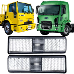 LANTERNA LATERAL ESTRIBO CAMINHÃO FORD CARGO 814 815 816 1419 PARA-CHOQUE MB 1214 1418 1618 1935