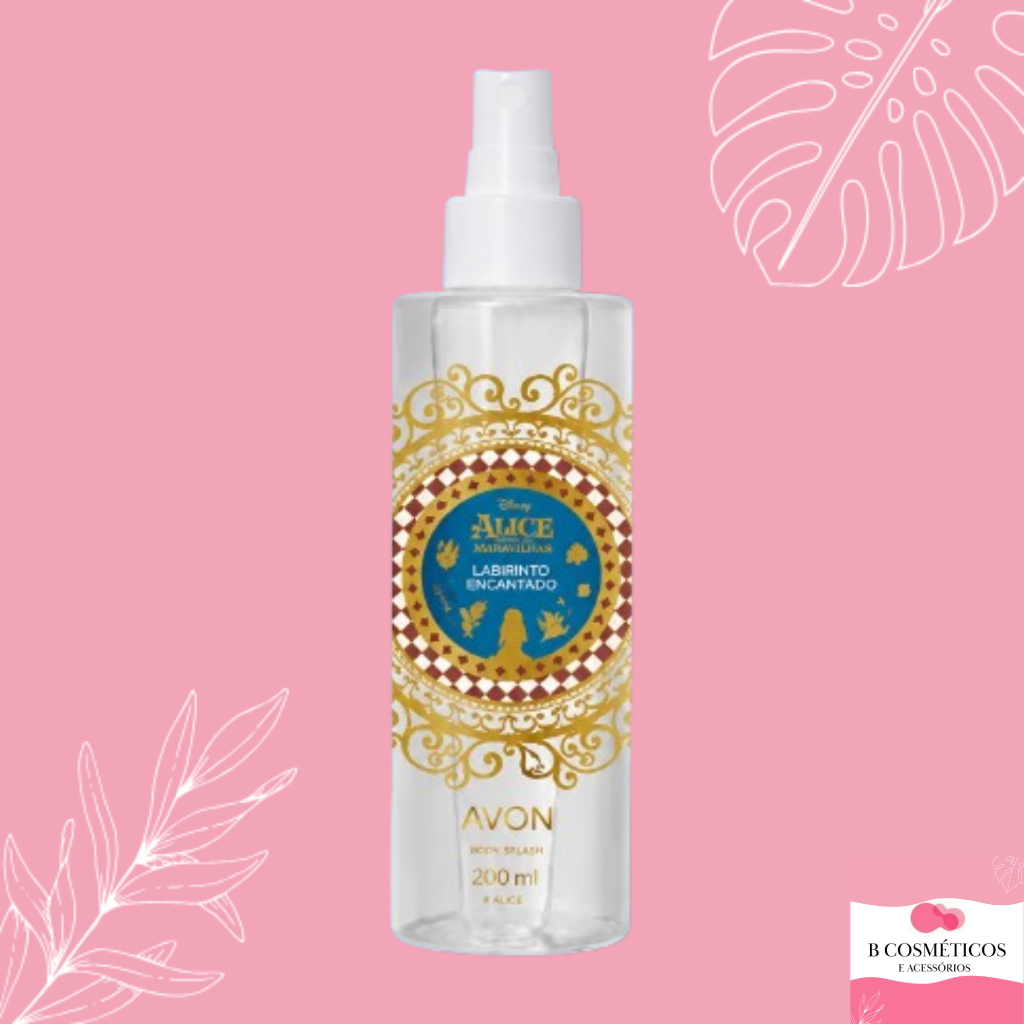 Body Splash Labirinto Encantado Alice no País das Maravilhas Avon 200ml