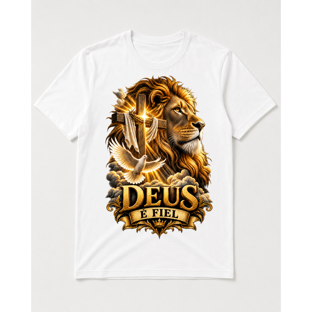 Camiseta Gospel Unissex Estampada Personalizada | Camisa Evangélica Masculina Feminina