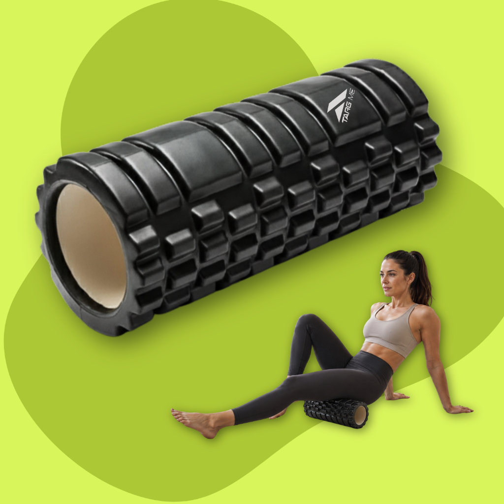 Rolo de Liberação Miofascial Rolinho Foam Roller Massagem Fisioterapia Pilates Recuperação Muscular Reabilitação