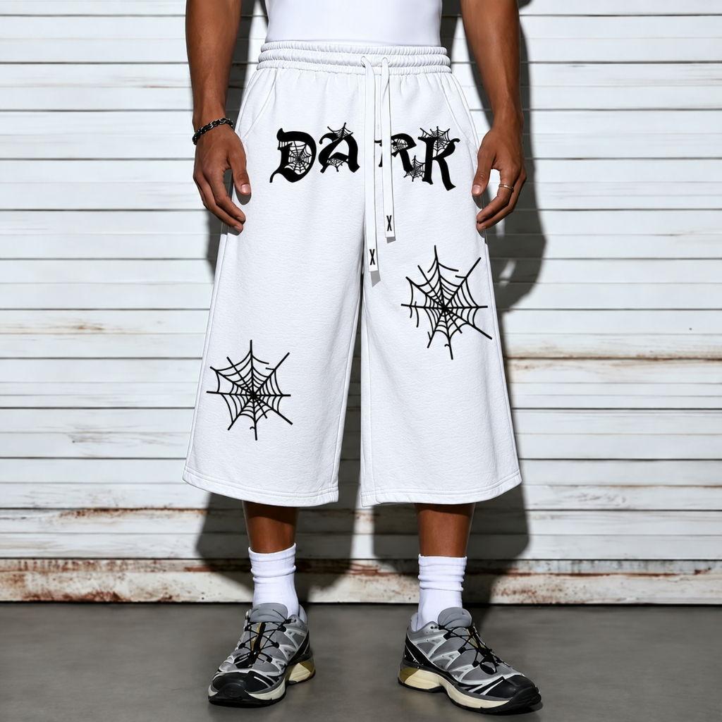 Bermuda Baggy Masculina Moletom Estampada Oversized Streetwear Bermudão Largo