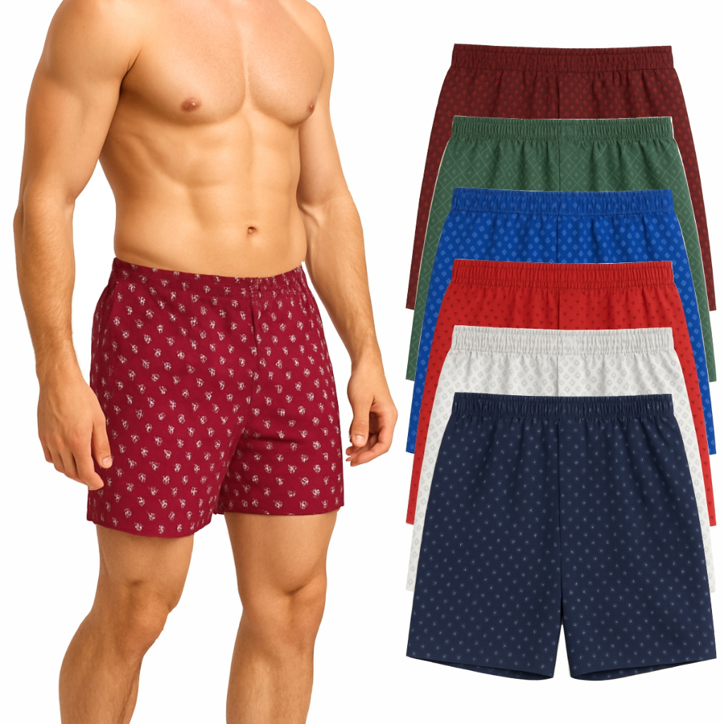 Kit 4 Pijamas Masculinos Short Samba Canção Bermuda Cueca Confortável