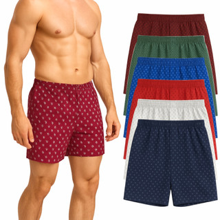Kit 4 Pijamas Masculinos Short Samba Canção Bermuda Cueca Confortável