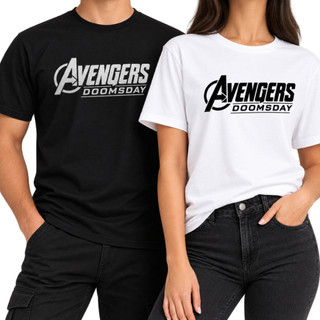 Camiseta Bordada Avengers Doomsday  |  Camiseta Vingadores Masculina e Feminina