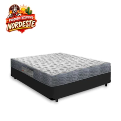 Cama Box com Colchão de Espuma D33 Ortobom ISO 100 Casal 138cm