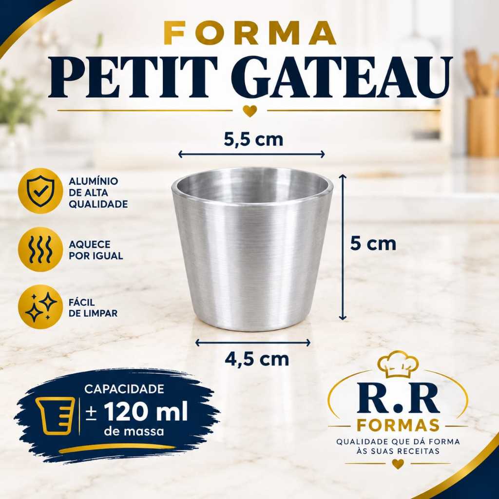 Petit Gateau 12 unidades pequeno