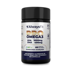 ProOmega 3 AlwaysFit - Alta Concentração 1000mg EPA + 400mg DHA - MEG-3 - 60 Cápsulas