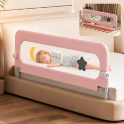 Grade de Cama com Proteção Infantil Idosos Bebê com Tela de Segurança 1,2m 1,5m 1,8m 2m