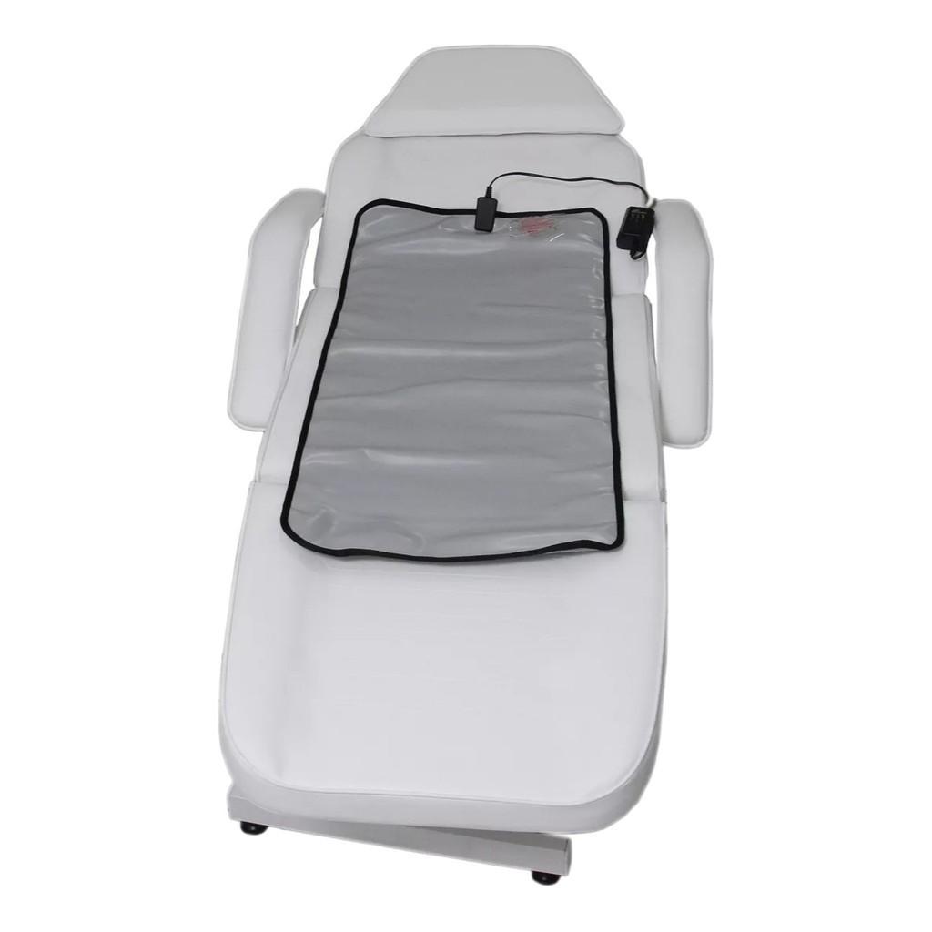 Manta Térmica Elétrica 50x100 Prata Corporal Aquece Fisioterapia Infravermelho Estética Estek Anvisa