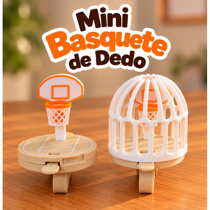 Mini Basquete de Dedo 3D | Jogo de Basquete de Mesa | Brinquedo Divertido