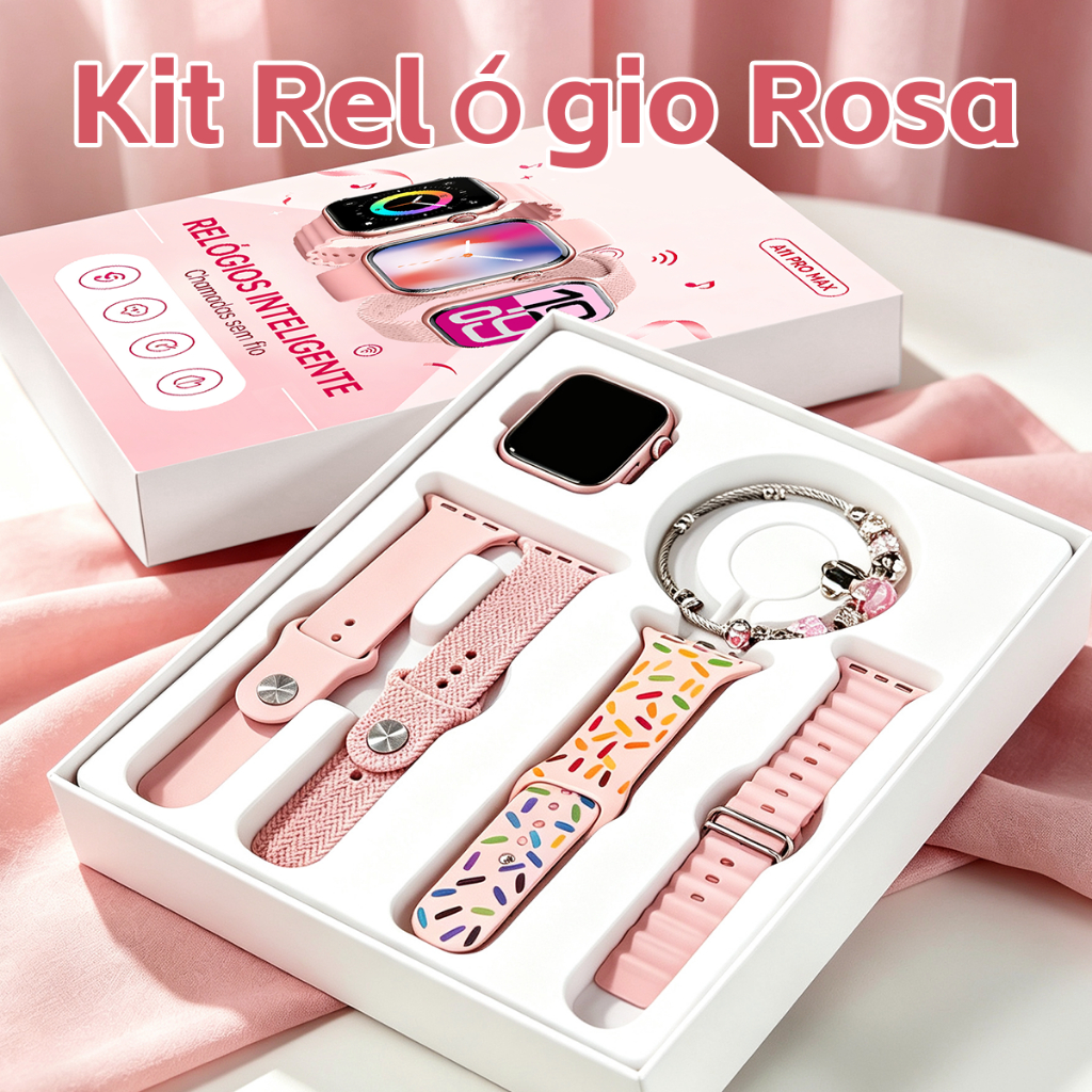 relógio Smartwatch feminino A11PROMAX relógio inteligente esporte Android iOS Presente
