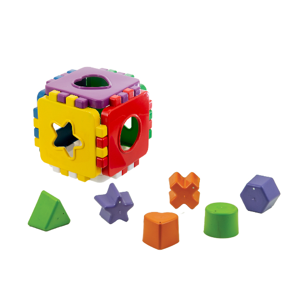 Kit Brinquedos Educativos 18pçs Torre Urso De Empilhar + Cubo Pedagógico - Montessori Aprendizado Cognição - QUEEN SHOP · foto 2