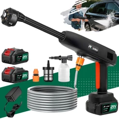 Lavadora Alta Pressão Portátil 550W 2 Baterias